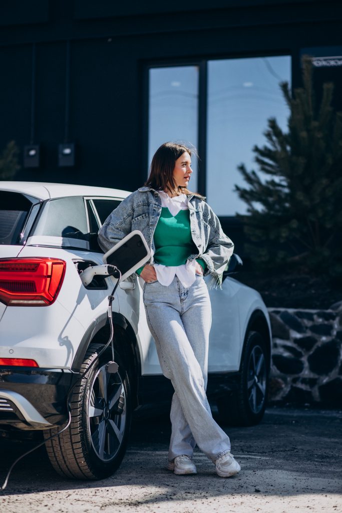 Hybrid Auto im Stadtverkehr