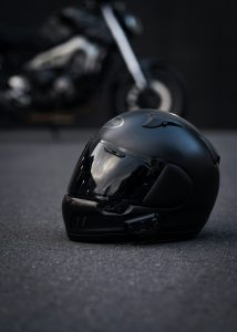 Motorradhelm Technologie mit Crashsensor