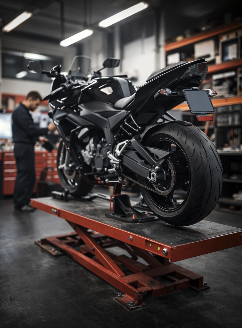 Motorradwerkstatt